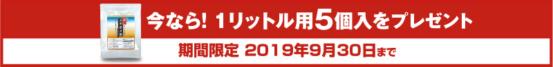 5個入プレゼント