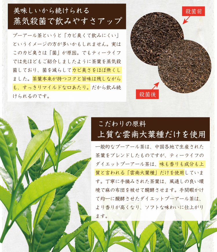 プーアール茶ブレンド
