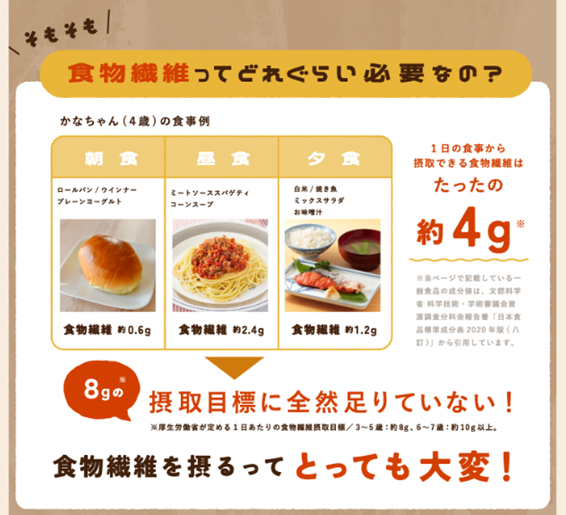 そもそも食物繊維ってどれぐらい必要なの？