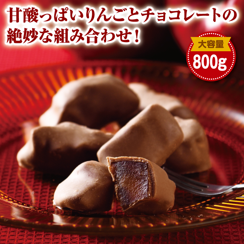 甘酸っぱいりんごとチョコレートの絶妙な組み合わせ!