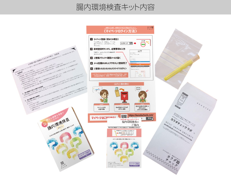 腸内環境検査キット内容
