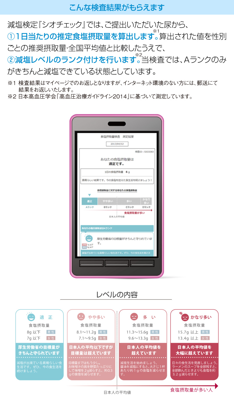 こんな検査結果がもらえます