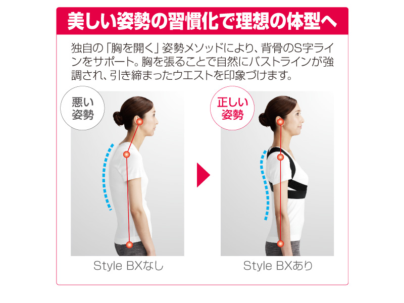 美しい姿勢の習慣化で理想の体型へ