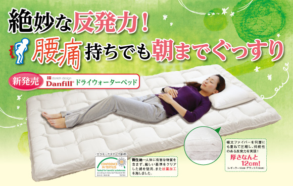 絶妙な反発力!腰痛持ちでも朝まですっぐり