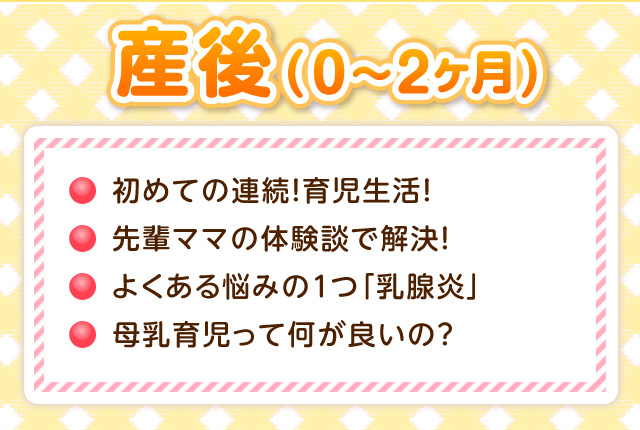 ティーライフ 産後0 2ヶ月