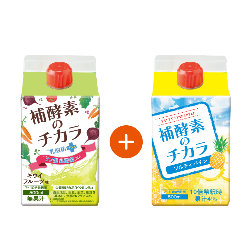 ティーライフ 補酵素のチカラ 乳酸菌プラス ソルティパインセット