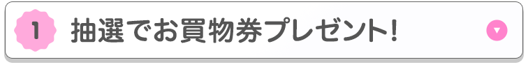 抽選でお買物券プレゼント！