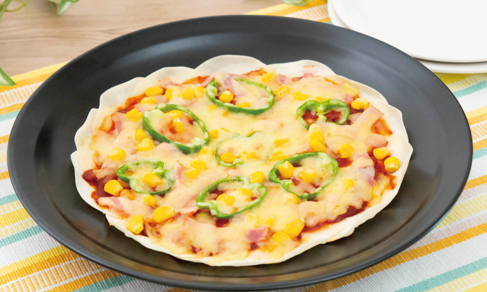 ティーライフ 子供と作る10分ランチ02 餃子の皮で簡単ピザ